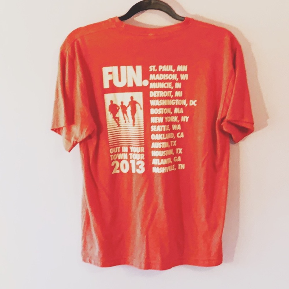 FUN. 2013 Authentic Tour Tee - Picture 1 of 5